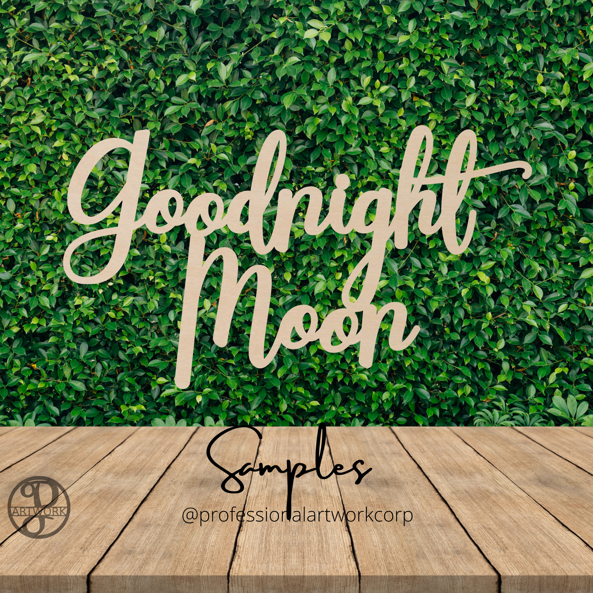 Custom Wood Stacked Sign - Professional Artwork