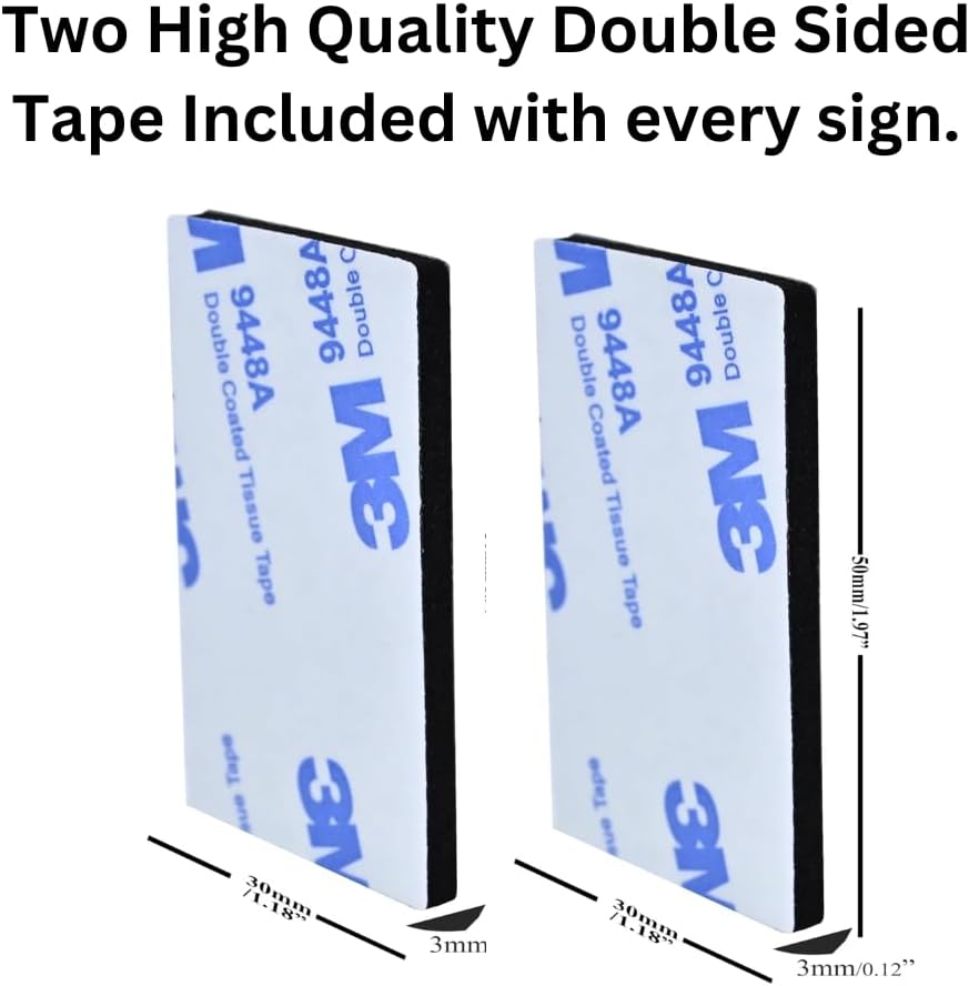 Private Property, Do Not Enter, No Trespassing Sign, 5x7 inch Acrylic Signs, Choose from 20 Warning and Policies, Each Sign Comes With Double Sided Tape for Easy Displaying. (Design 20) - Professional Artwork