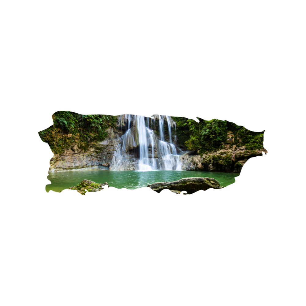 16 Designs of Puerto Rico Map made on Acrylic. A Table Art! - Professional Artwork