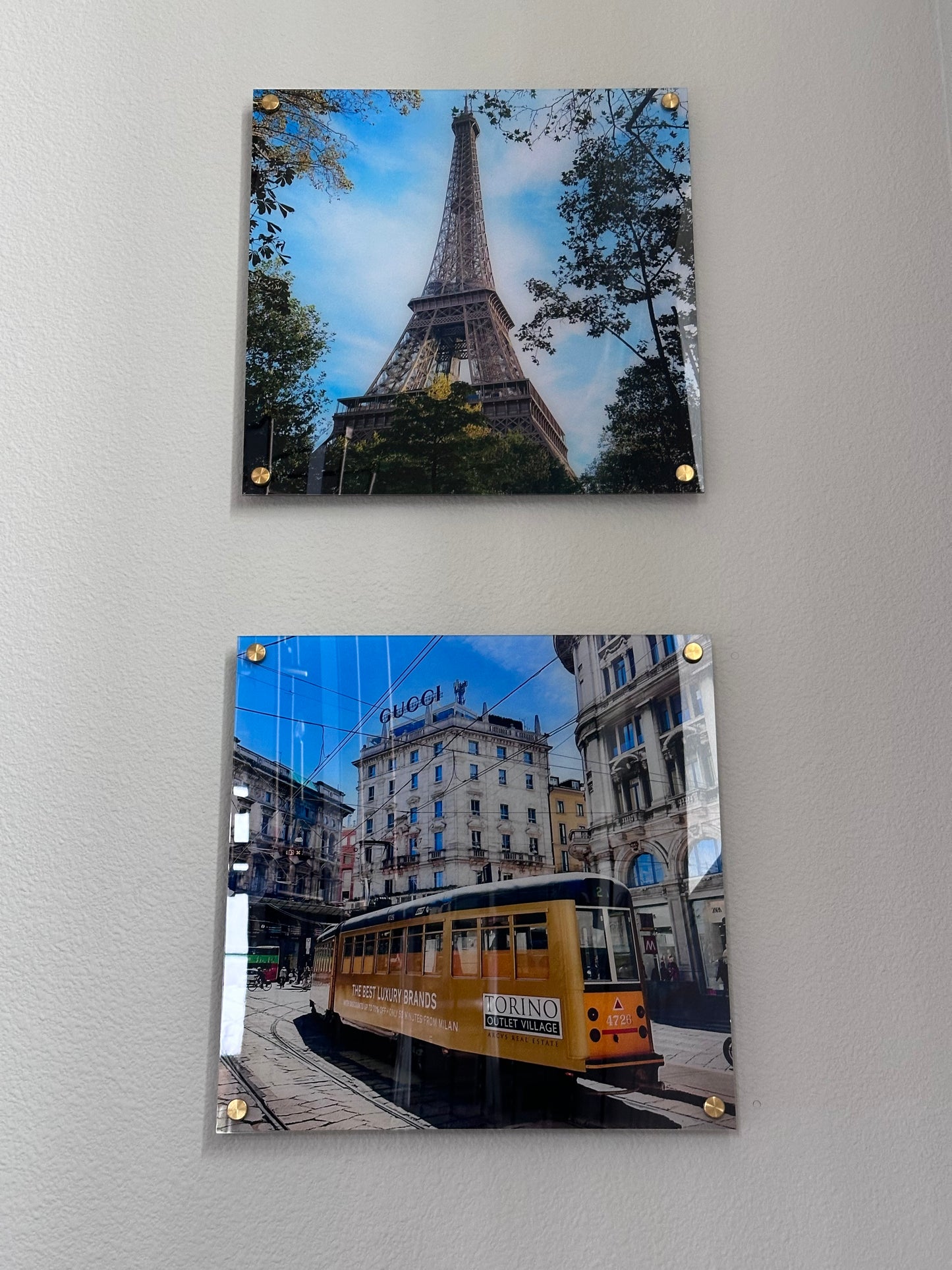 Floating Acrylic Sign, Custom Logo Printed on Acrylic. Corporate Sign, Business Sign. - Professional Artwork