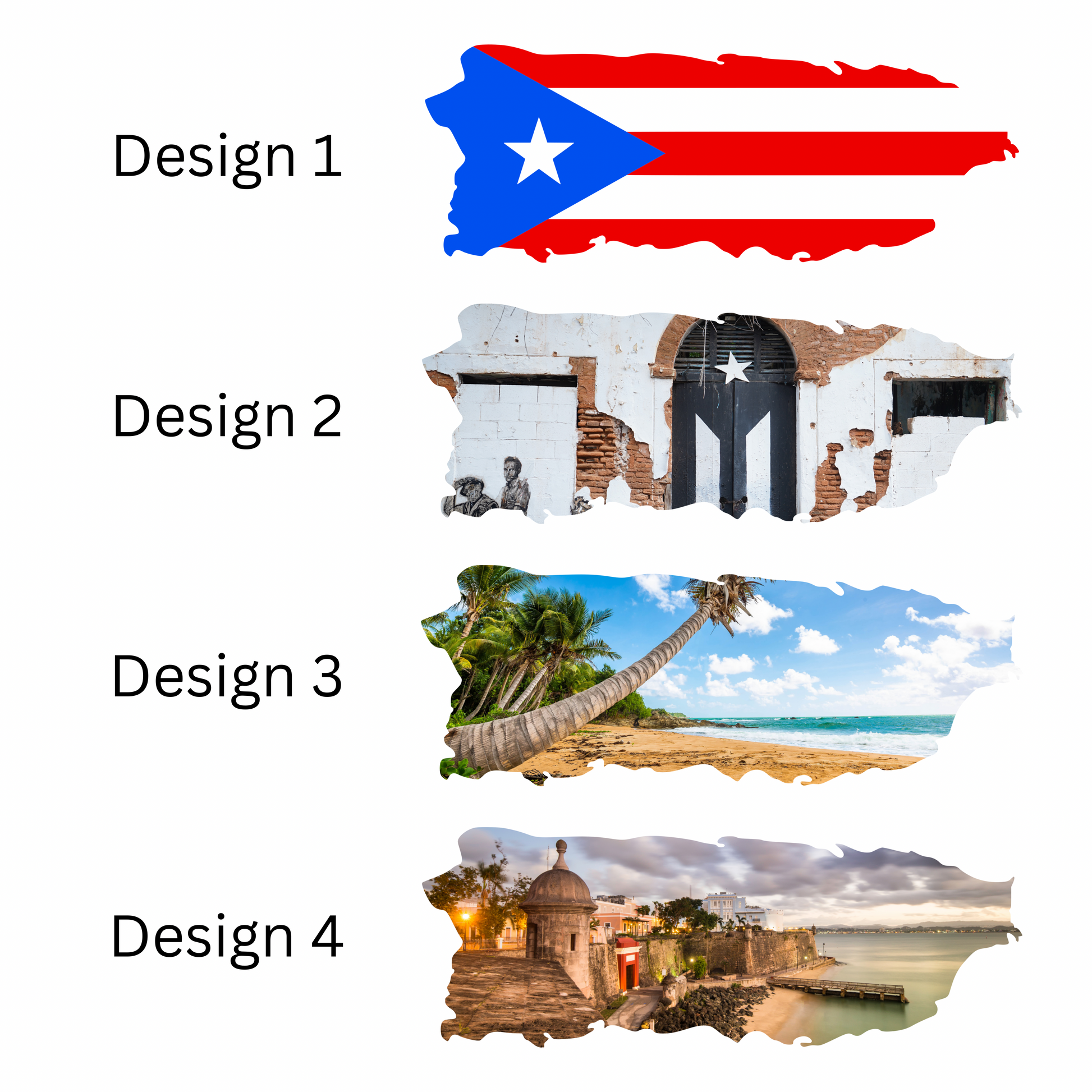 16 Designs of Puerto Rico Map made on Acrylic. A Table Art! - Professional Artwork