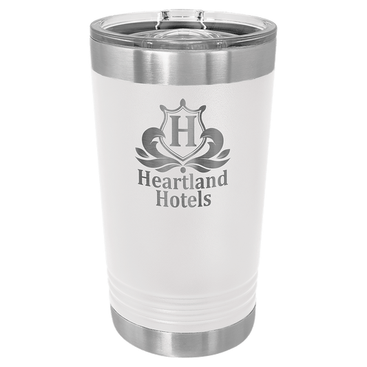 Polar Camel 16 oz. Pint with Slider Lid - Professional Artwork