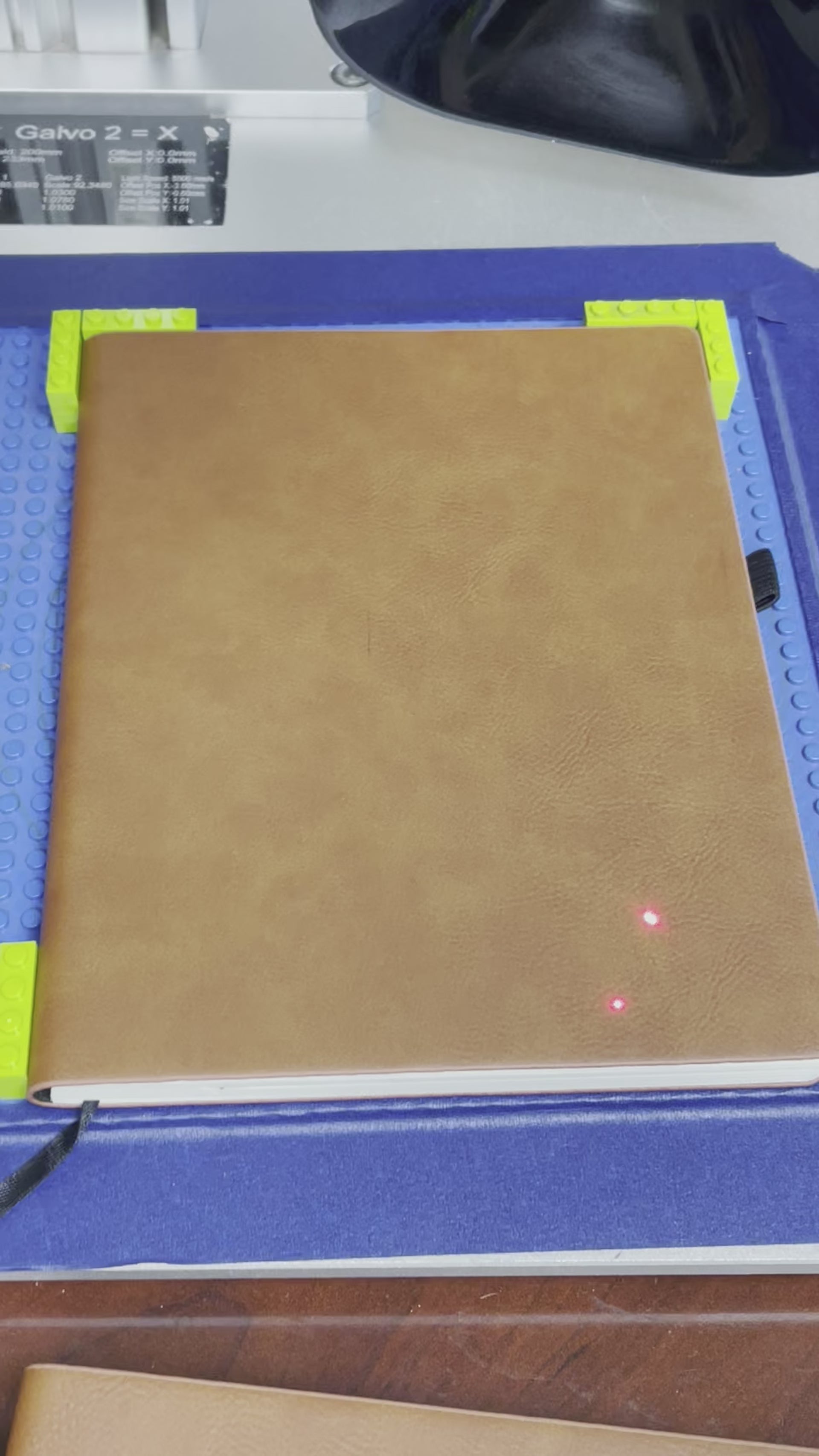 7" x 9" Engraved Corporate Logo Notebook embossing video