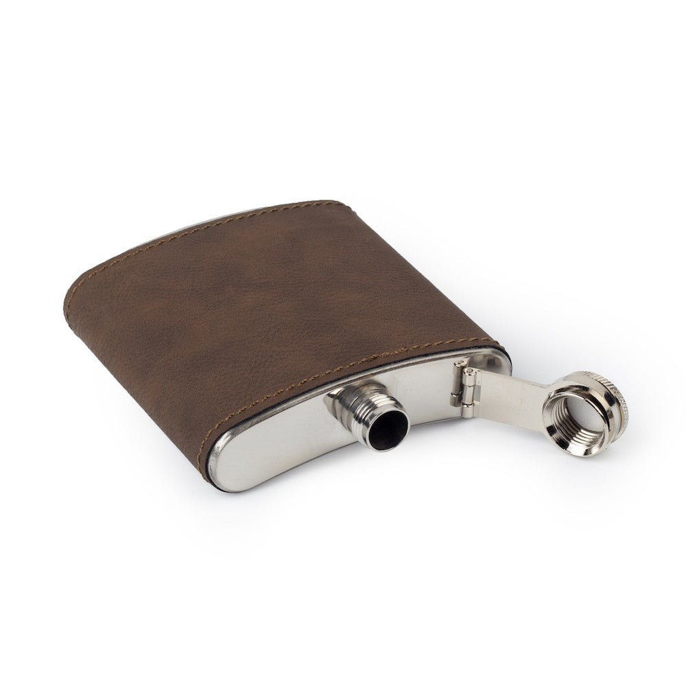 Leather 6oz Hip Flask