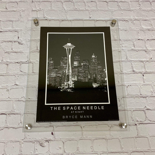Clear Acrylic Frame Straight Corners - Professional Artwork