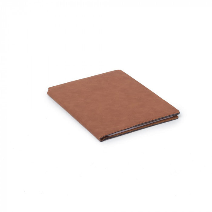 Engraved Leather Portfolio 7" x 9" Chestnut
