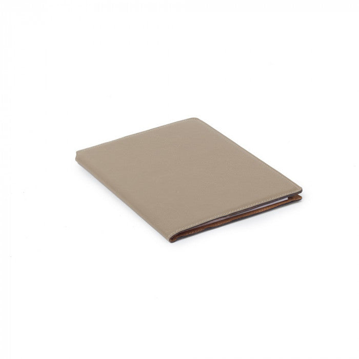 Engraved Leather Portfolio 7" x 9" Buckskin