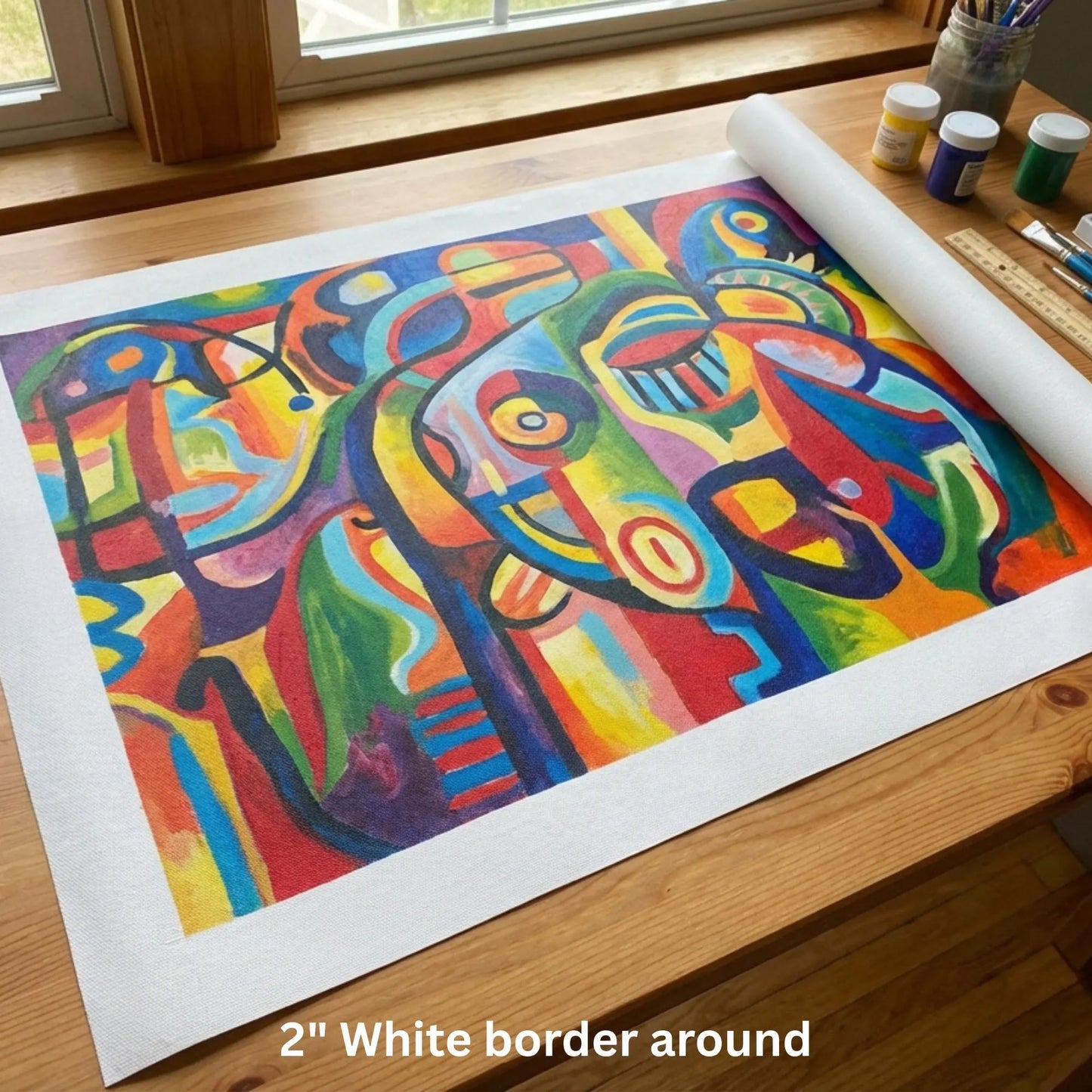 Print On Canvas Roll - Custom - Full Color - Professional Artwork