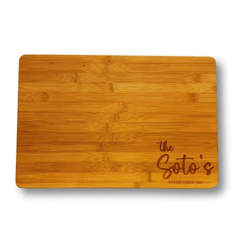 Personalized Cutting Board Gift, Wedding Gift, Charcuterie Board, Couple Gift, Anniversary Gift, Birthday Gift, 2 Sizes Available - Design 3