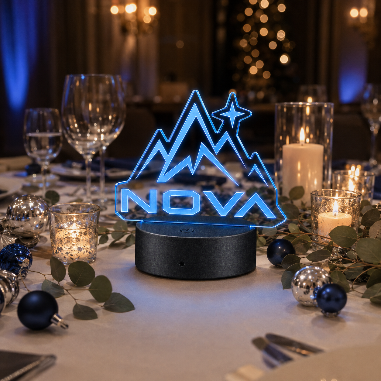Custom Die-Cut LED Acrylic Logo Sign