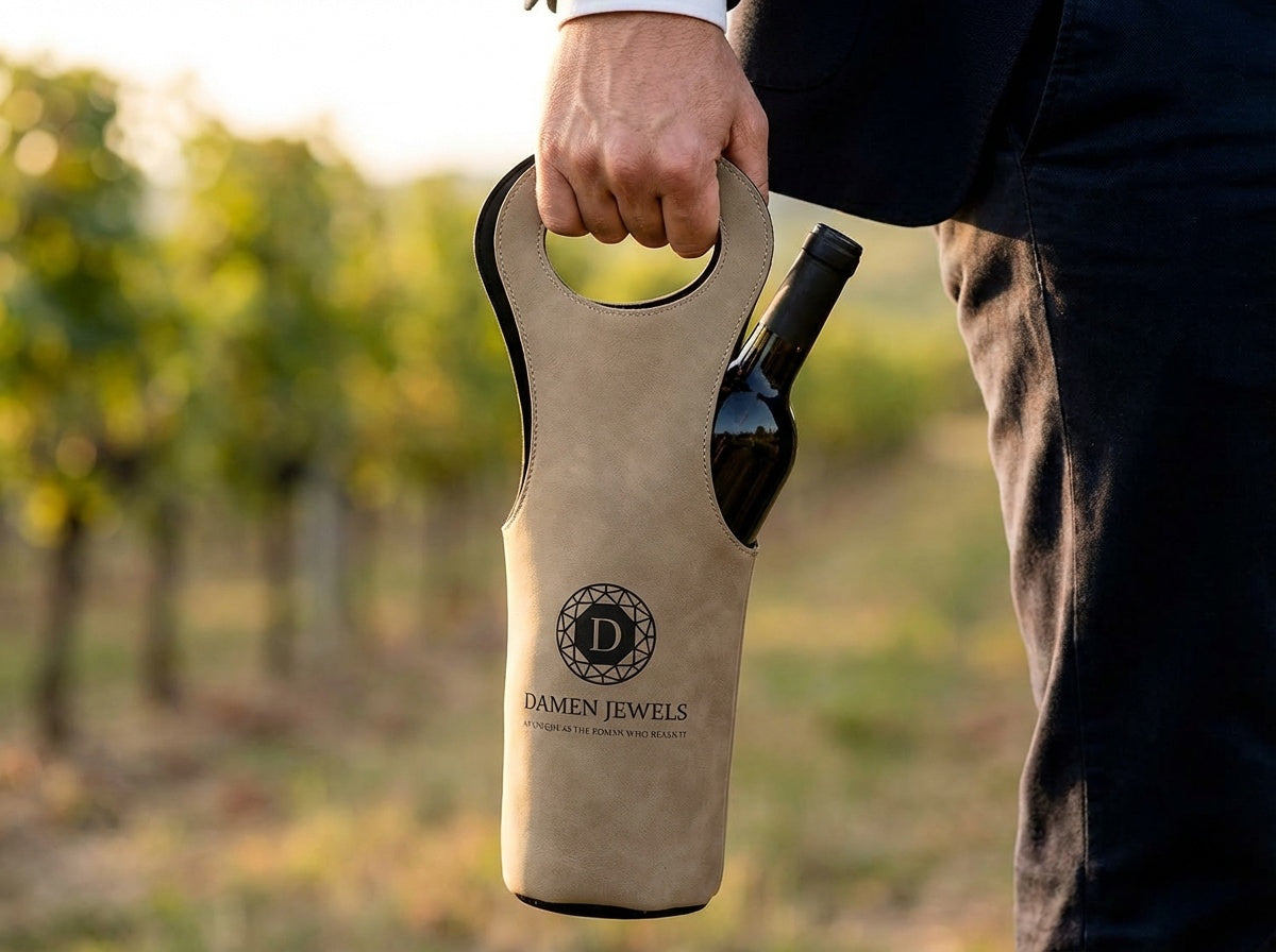 Wine Tote - Corporate Logo - Professional Artwork