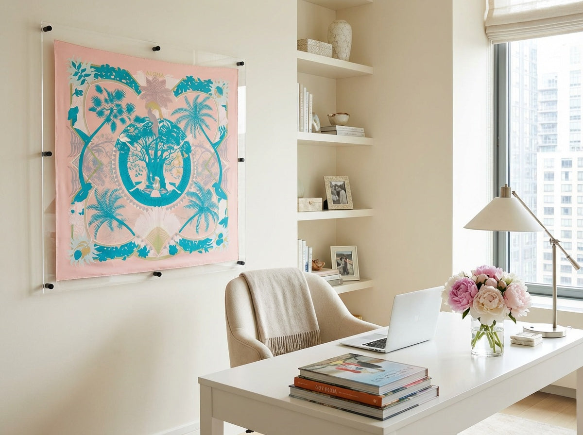 Large Clear Acrylic Frame Straight Corners - Professional Artwork