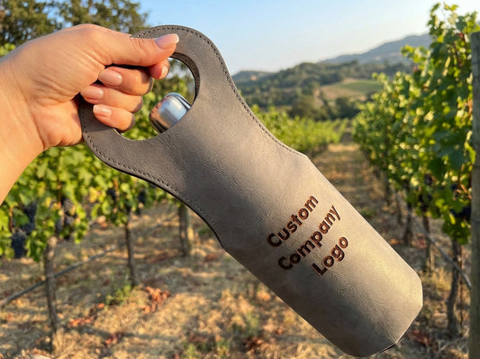 Wine Tote - Corporate Logo - Professional Artwork