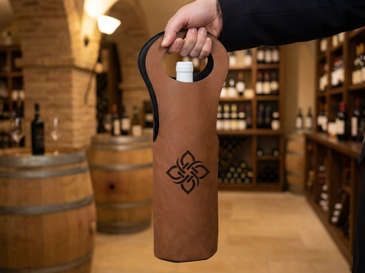 Wine Tote - Corporate Logo - Professional Artwork