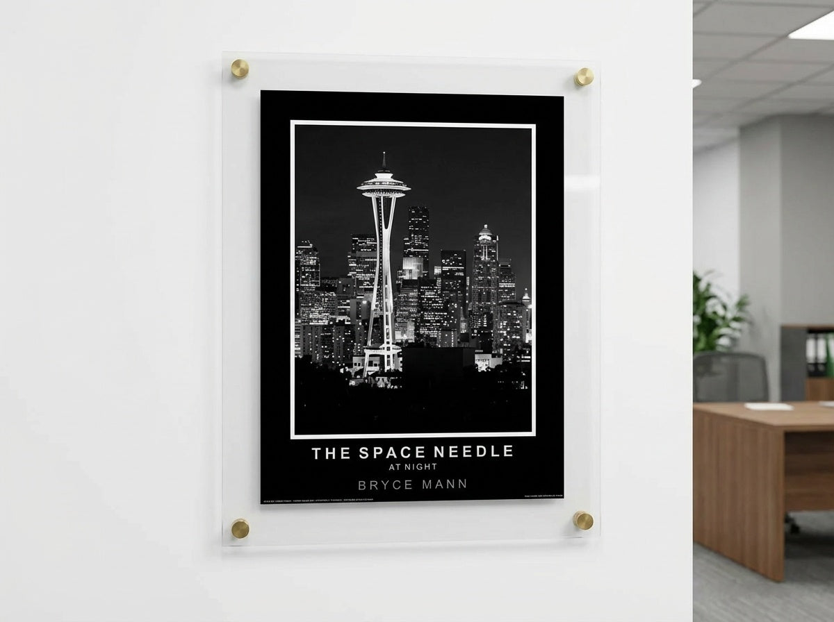 Clear Acrylic Frame Straight Corners