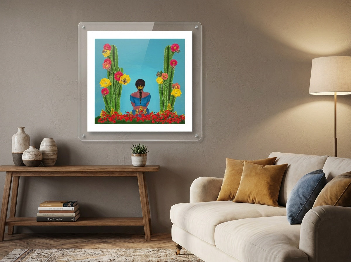 Clear Acrylic Frame Round Corners - Professional Artwork