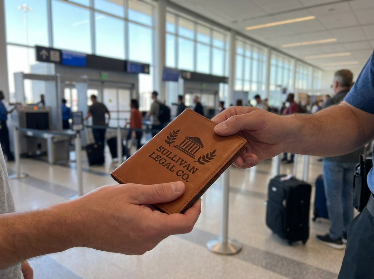Leatherette Passport Cover - Professional Artwork