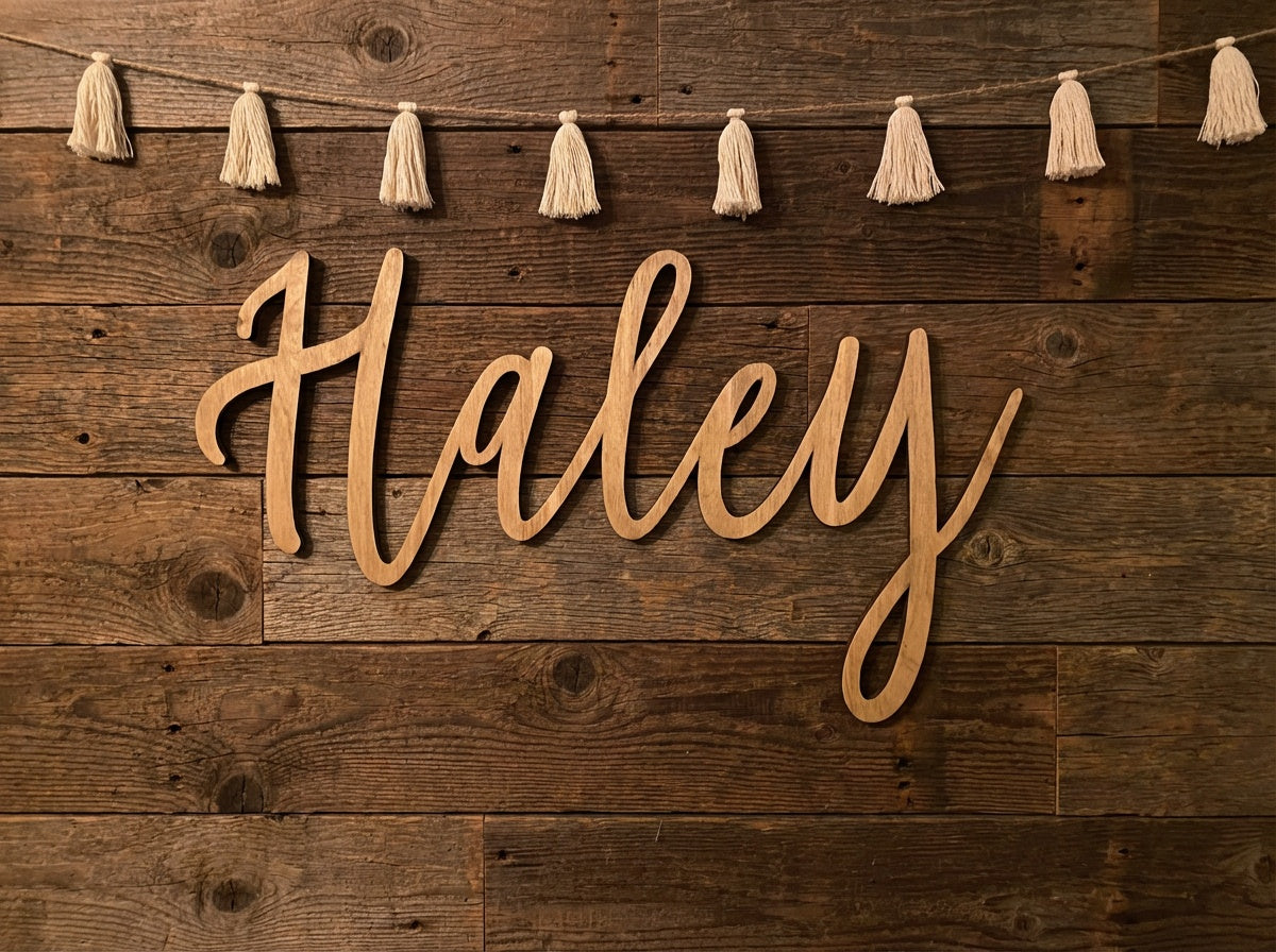 Custom Wood Signs - Professional Artwork