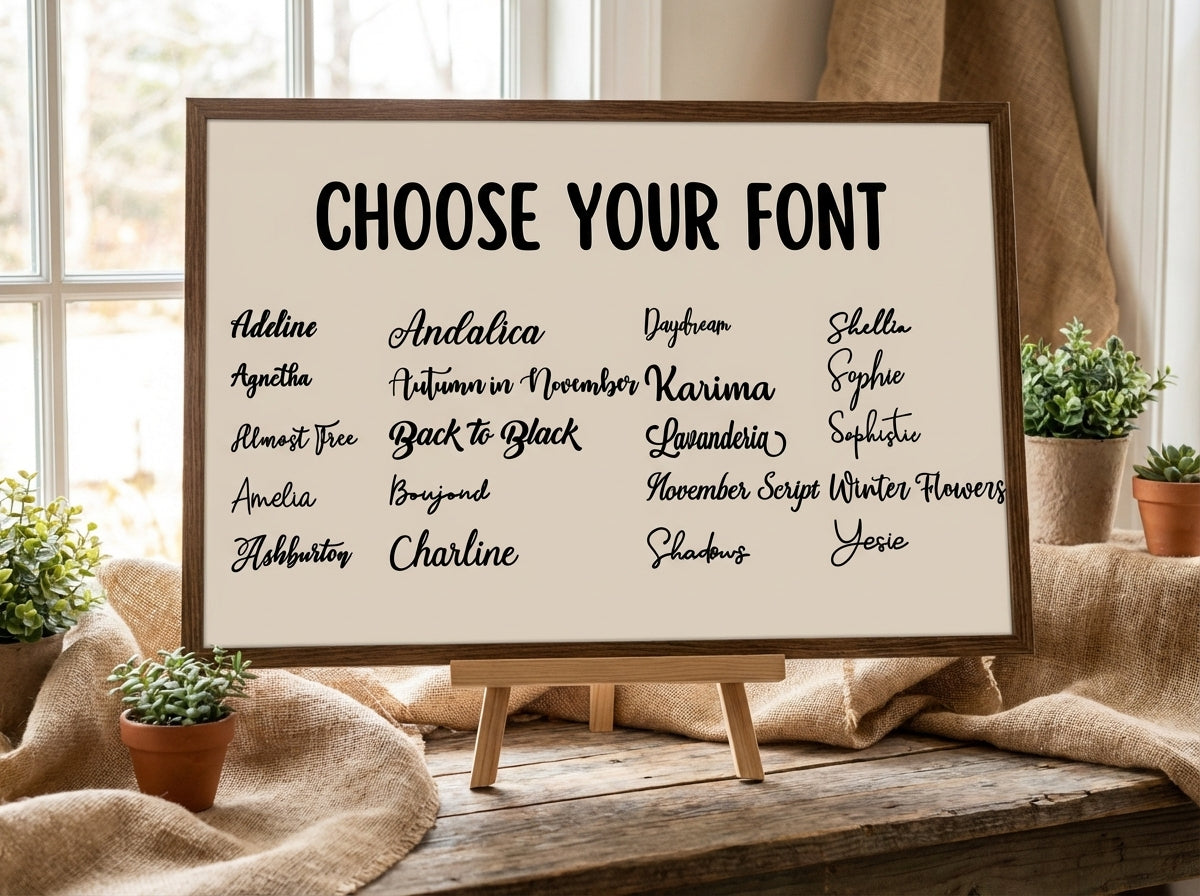 Custom Round Wood Sign - Professional Artwork