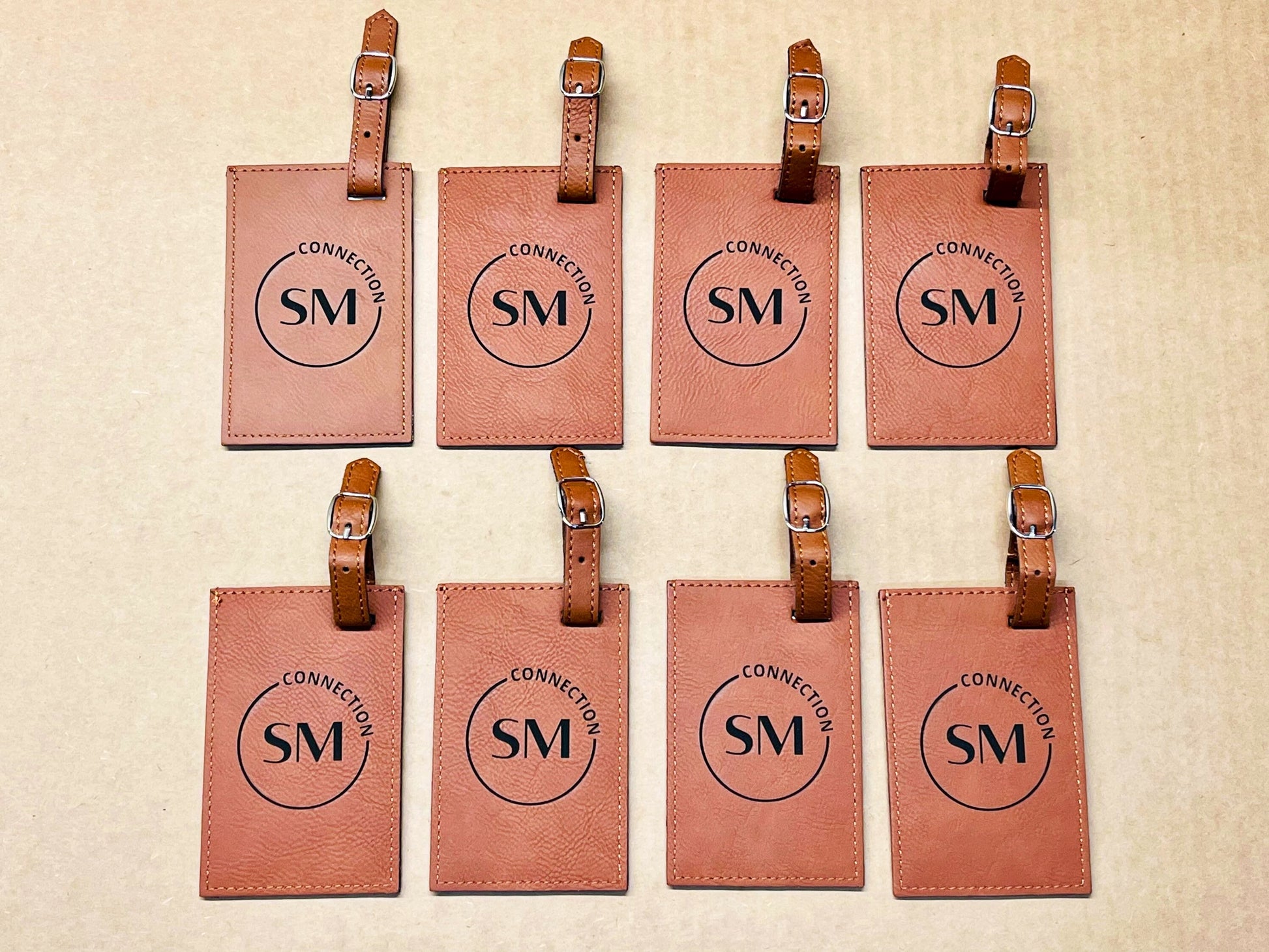 Leather Engraved Luggage Tags