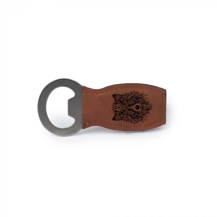 Small Metal Bottle Opener Chestnut