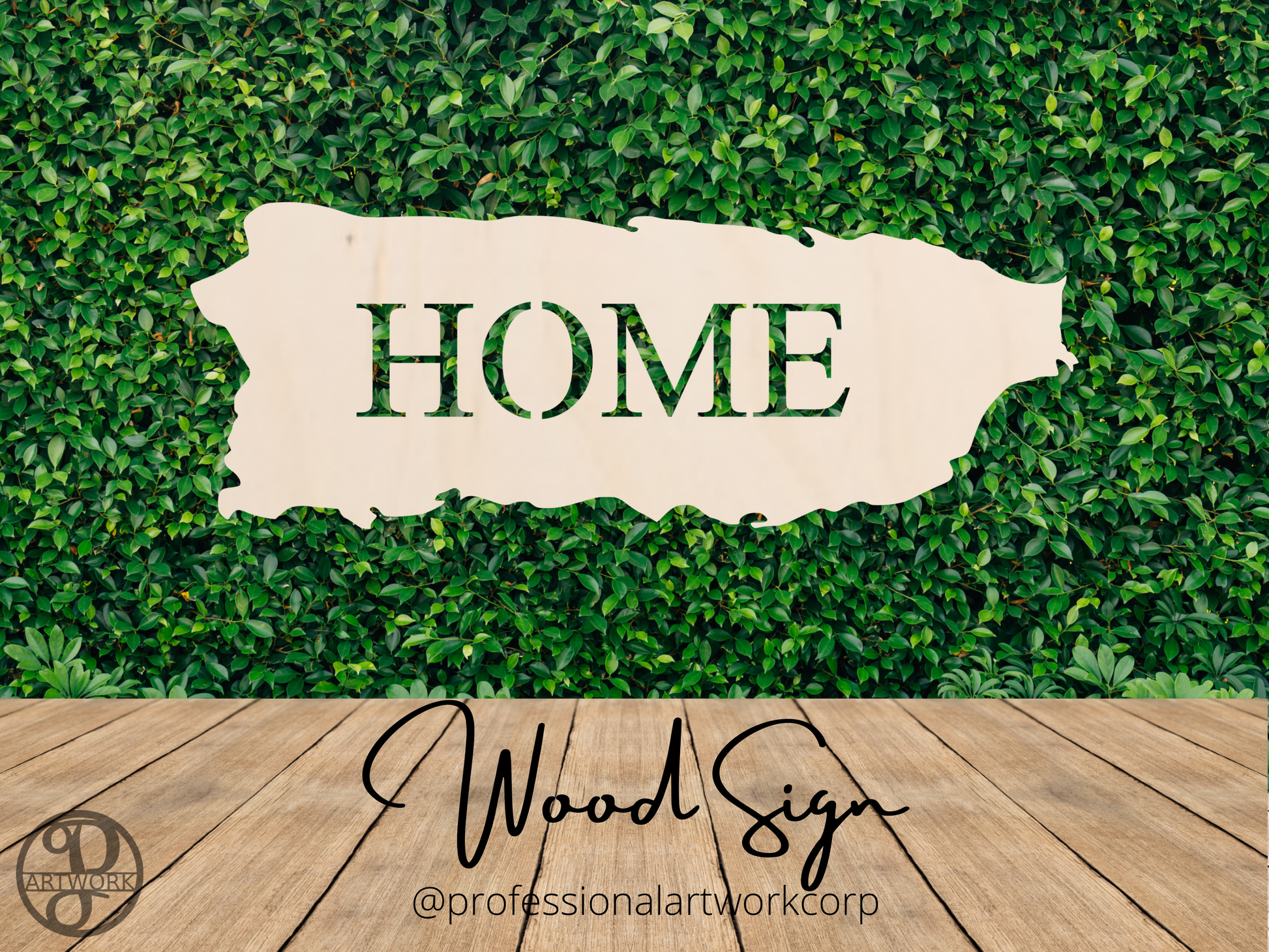 Puerto Rico Map Wood Art